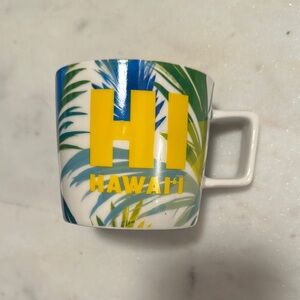 Starbucks Hawaii Tropical Mug with Yellow and Blue Accents